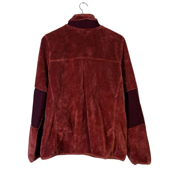 L.L.Bean Hi-Pile Soft Fleece Full Zip Jacket Womens XL Pink Gorpcore Outdoorsy - Picture 5 of 7